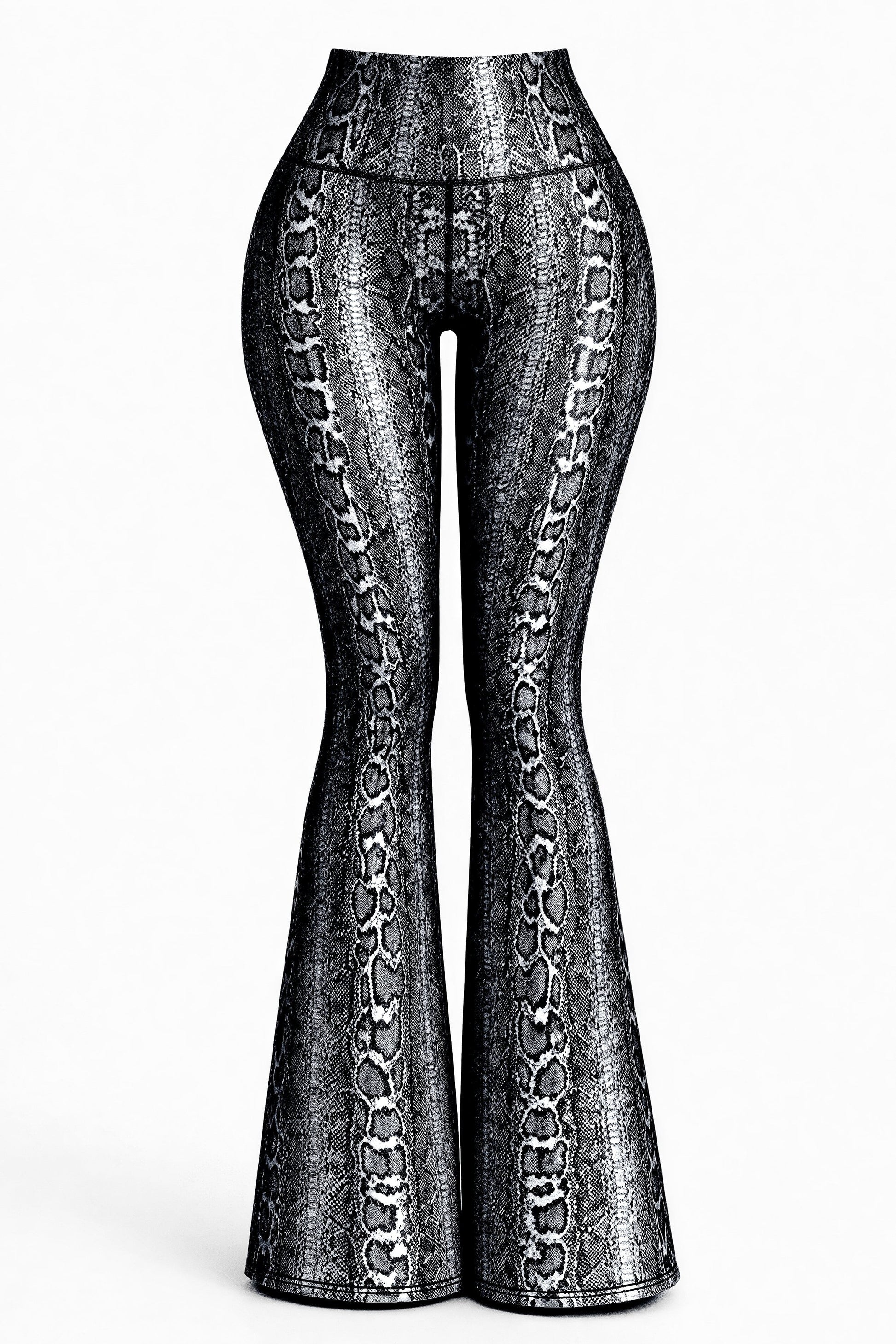 Bota Campana Negro Phyton - NUEVO | Leggin Anti-Celulitis, Anti-Fluidos Con Cintura Alta & Horma Ideal Leggins RBJ Leggins 