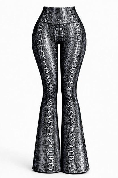 Bota Campana Negro Phyton - NUEVO | Leggin Anti-Celulitis, Anti-Fluidos Con Cintura Alta & Horma Ideal Leggins RBJ Leggins 
