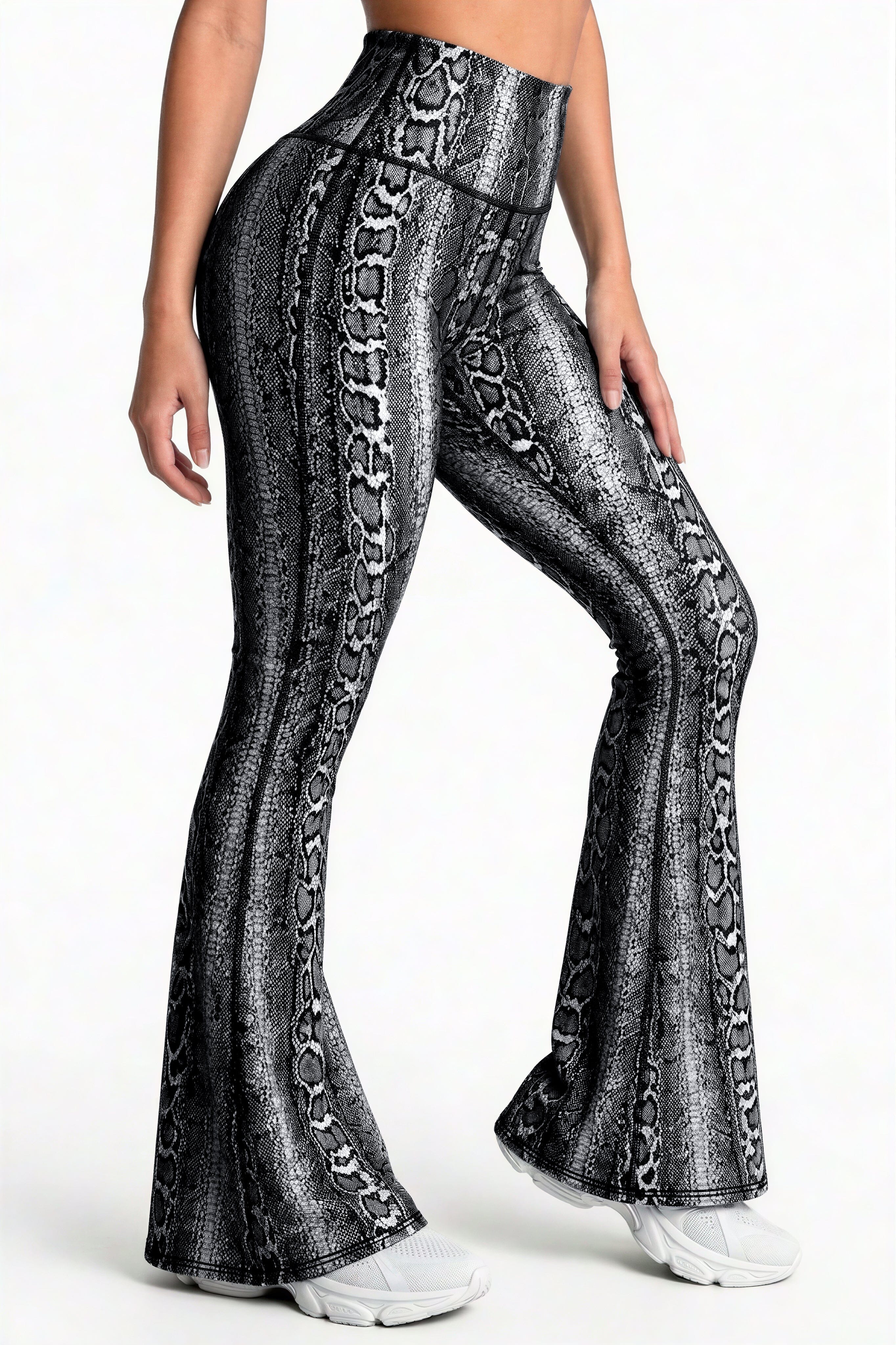 Bota Campana Negro Phyton - NUEVO | Leggin Anti-Celulitis, Anti-Fluidos Con Cintura Alta & Horma Ideal Leggins RBJ Leggins 