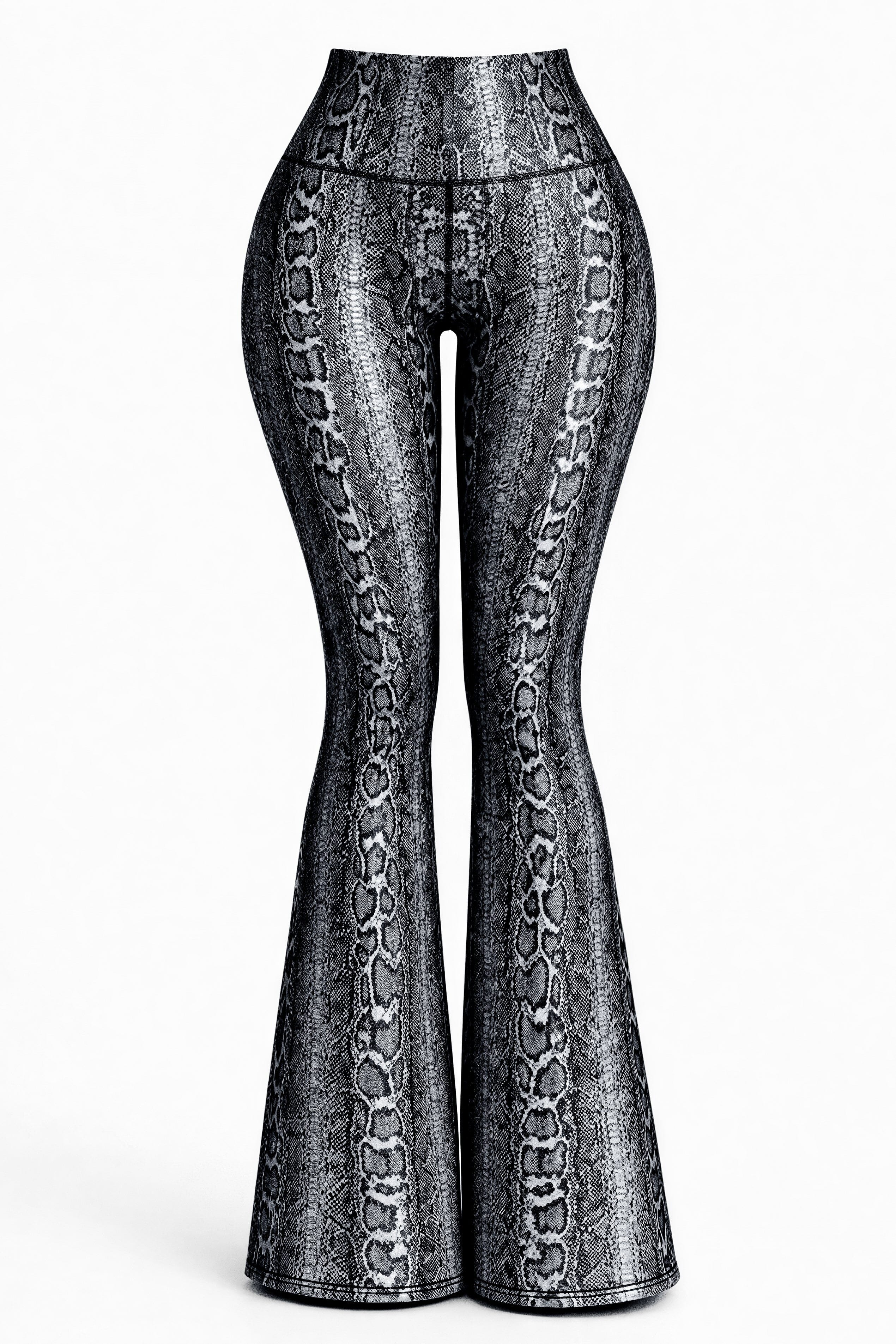 Bota Campana Negro Phyton - NUEVO | Leggin Anti-Celulitis, Anti-Fluidos Con Cintura Alta & Horma Ideal Leggins RBJ Leggins 