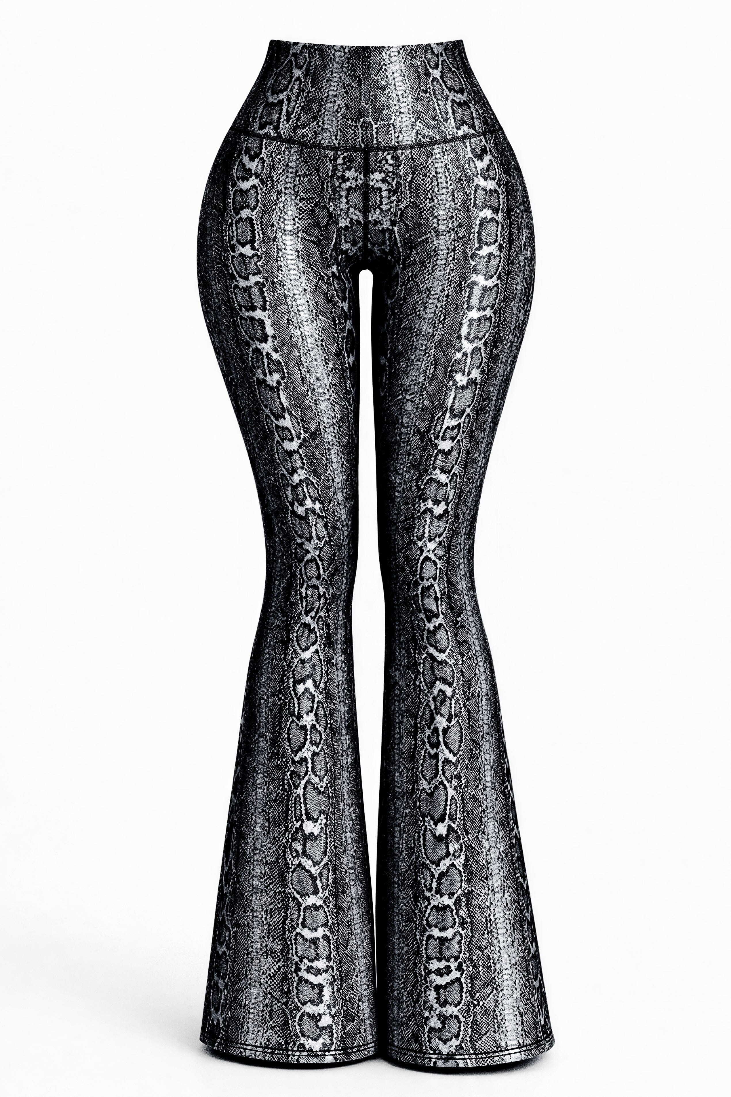 Bota Campana Negro Phyton - NUEVO | Leggin Anti-Celulitis, Anti-Fluidos Con Cintura Alta & Horma Ideal Leggins RBJ Leggins 