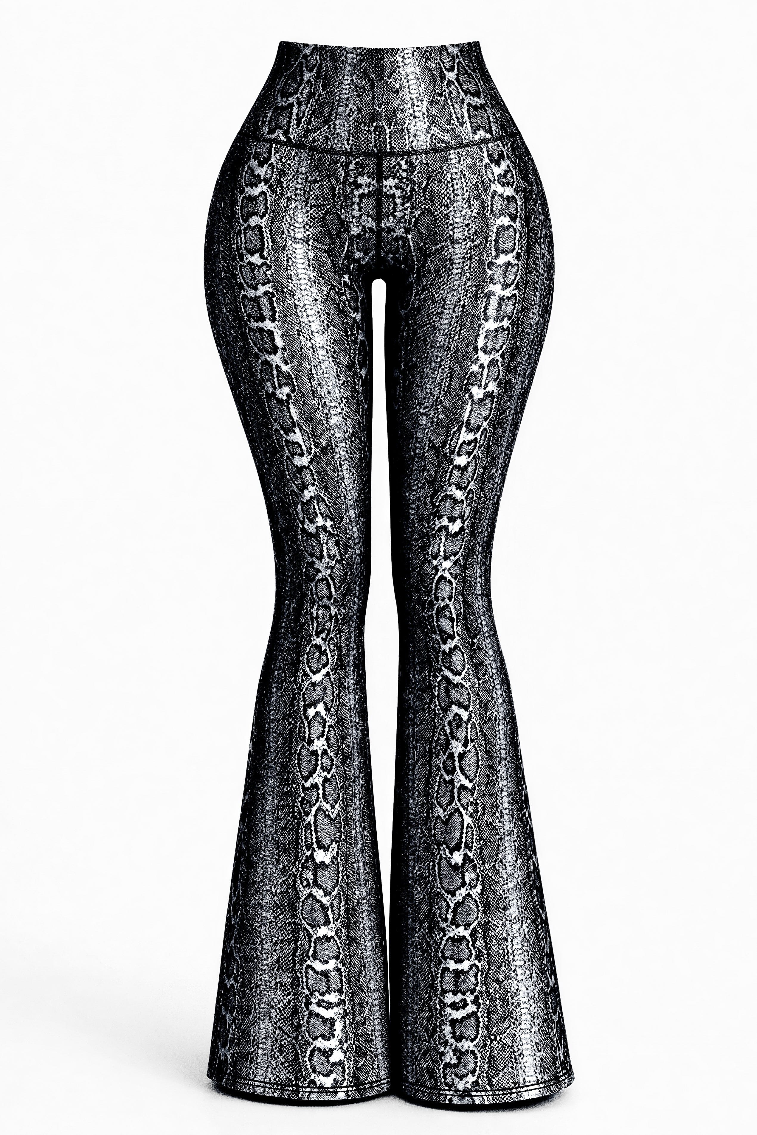 Bota Campana Negro Phyton - NUEVO | Leggin Anti-Celulitis, Anti-Fluidos Con Cintura Alta & Horma Ideal Leggins RBJ Leggins 