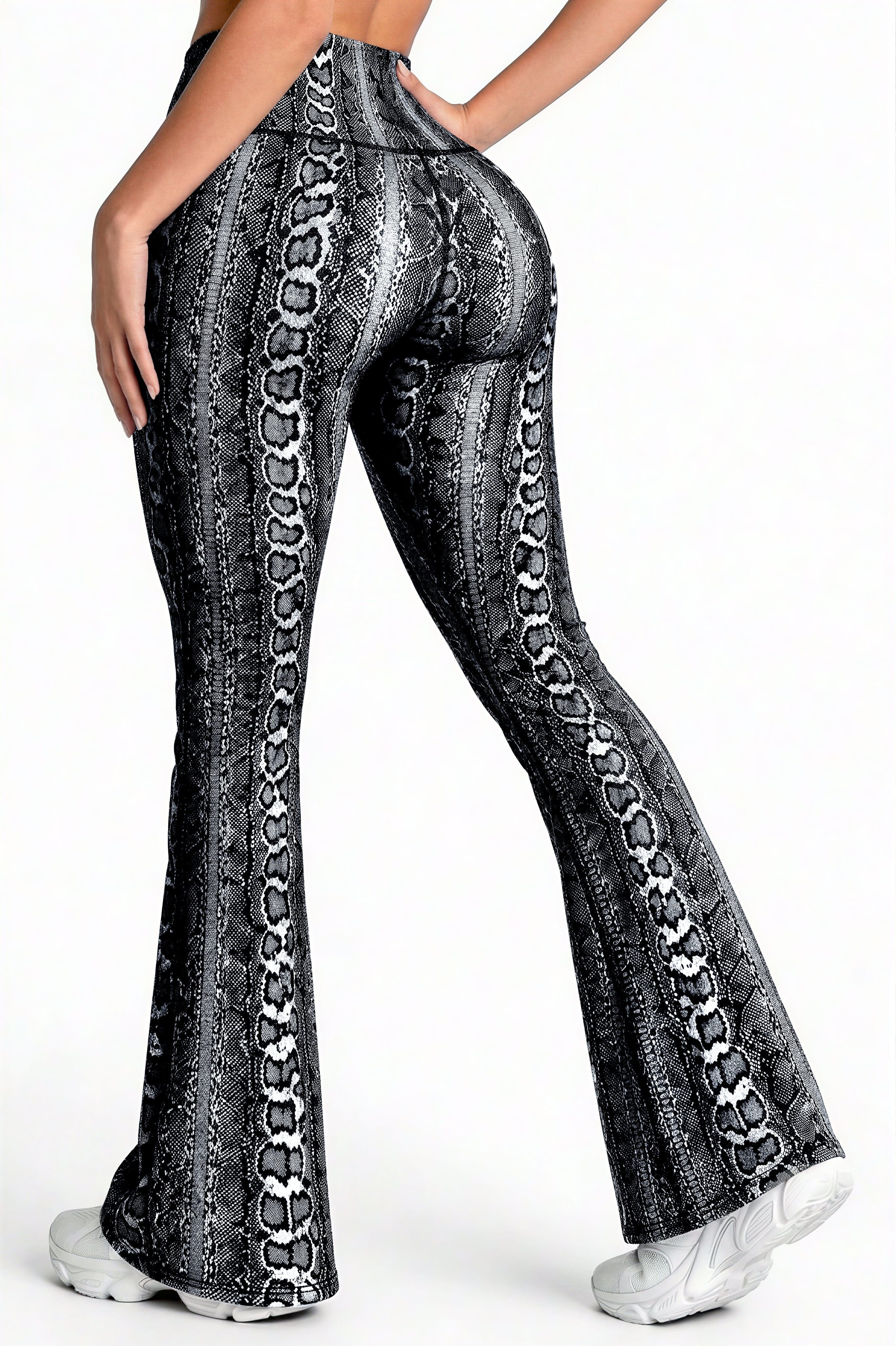 Bota Campana Negro Phyton - NUEVO | Leggin Anti-Celulitis, Anti-Fluidos Con Cintura Alta & Horma Ideal Leggins RBJ Leggins 