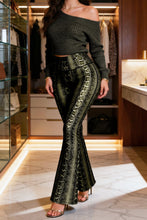 Cargar imagen en el visor de la galería, Bota Campana Verde Phyton - NUEVO | Leggin Anti-Celulitis, Anti-Fluidos Con Cintura Alta &amp; Horma Ideal Leggins RBJ Leggins 
