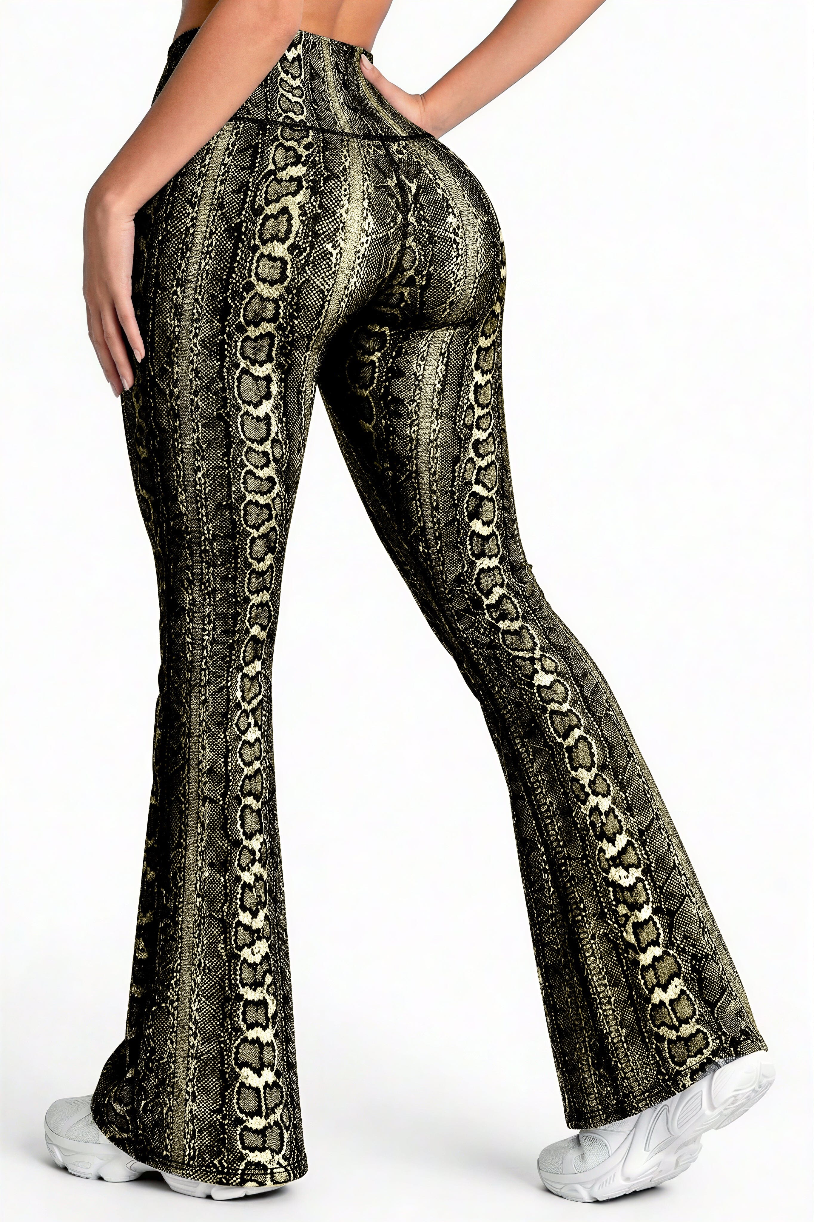 Bota Campana Verde Phyton - NUEVO | Leggin Anti-Celulitis, Anti-Fluidos Con Cintura Alta & Horma Ideal Leggins RBJ Leggins 