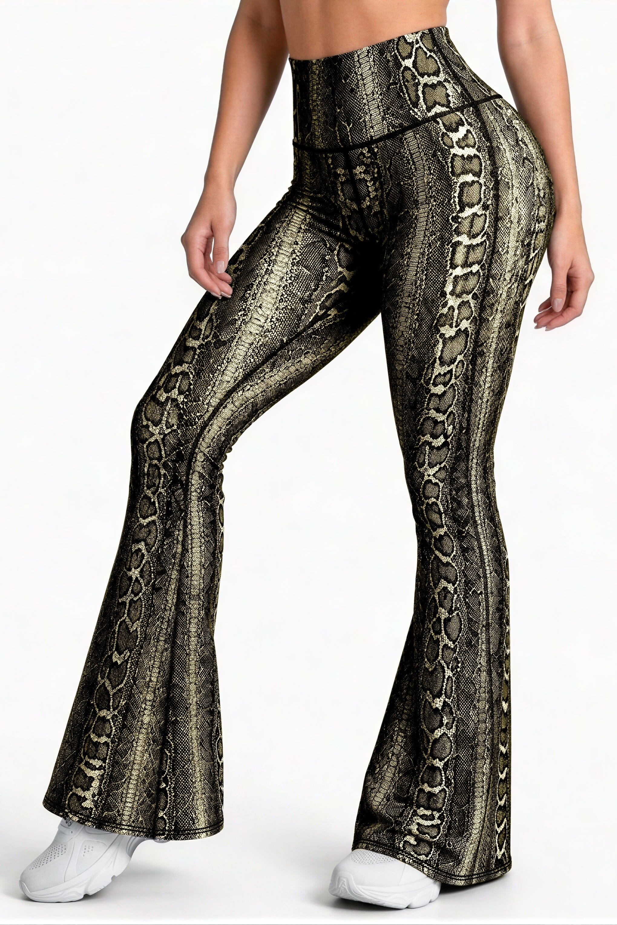 Bota Campana Verde Phyton - NUEVO | Leggin Anti-Celulitis, Anti-Fluidos Con Cintura Alta & Horma Ideal Leggins RBJ Leggins 