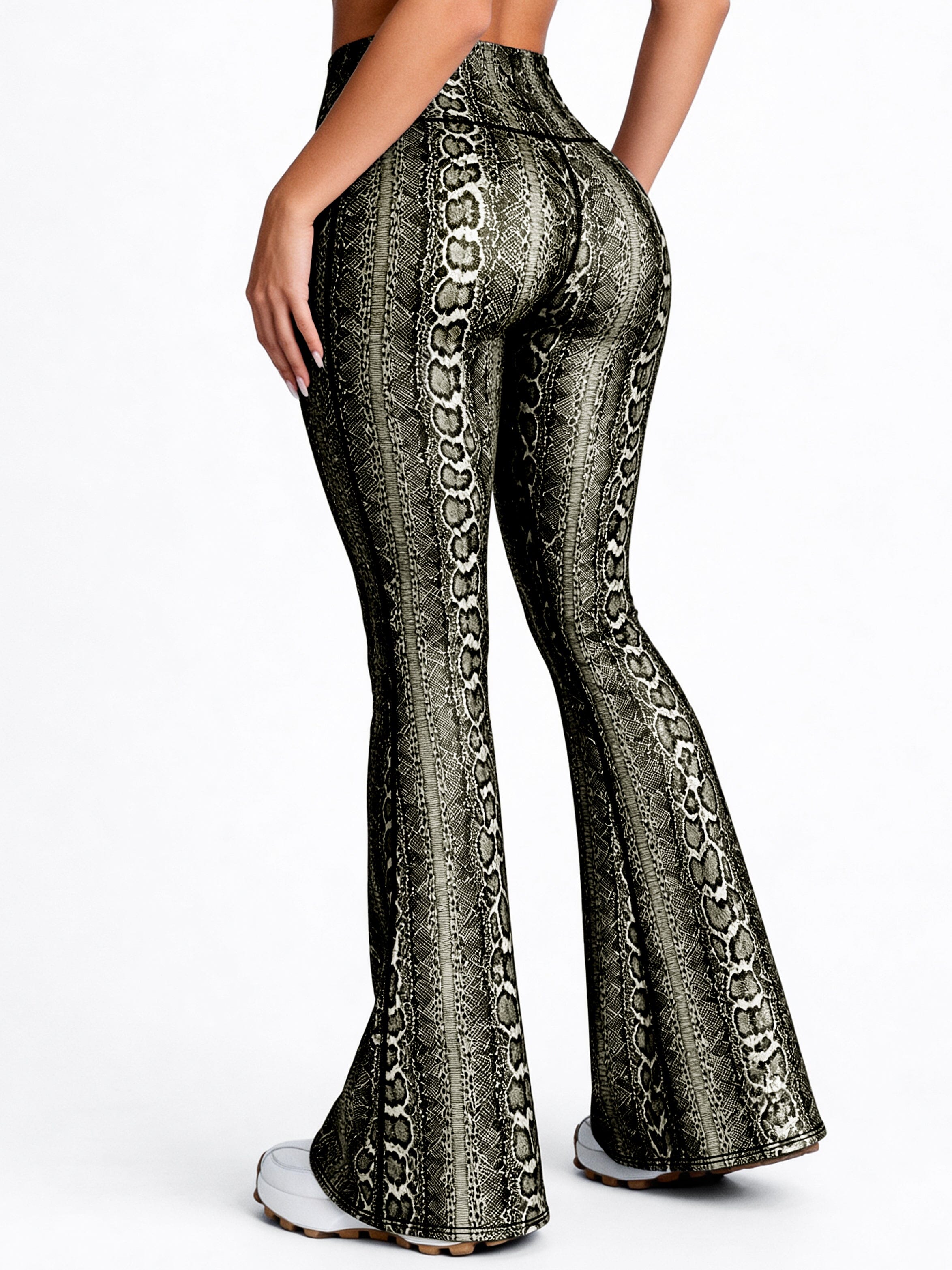 Bota Campana Verde Phyton - NUEVO | Leggin Anti-Celulitis, Anti-Fluidos Con Cintura Alta & Horma Ideal Leggins RBJ Leggins 