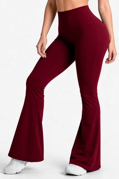 Bota Campana Vino Oscuro Mate | Leggin Anti-Celulitis, Anti-Fluidos Con Cintura Alta & Horma Ideal Leggins RBJ Leggins 