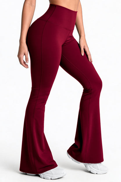 Bota Campana Vino Oscuro Mate | Leggin Anti-Celulitis, Anti-Fluidos Con Cintura Alta & Horma Ideal Leggins RBJ Leggins 