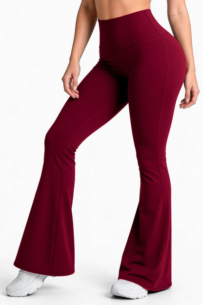 Bota Campana Vino Oscuro Mate | Leggin Anti-Celulitis, Anti-Fluidos Con Cintura Alta & Horma Ideal Leggins RBJ Leggins 