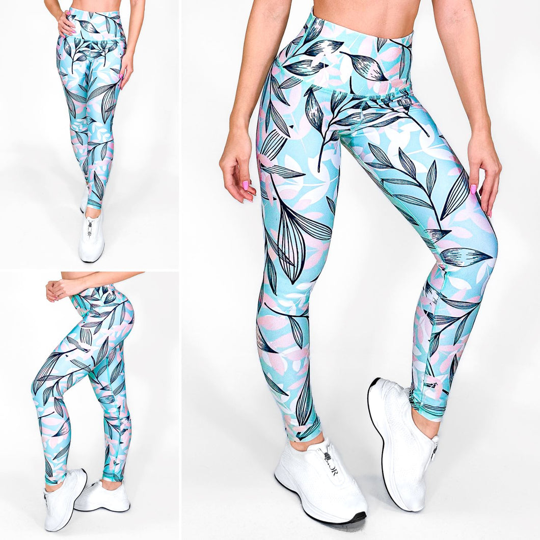 Brisa Celestial | Leggin Anti-Celulitis, Anti-Fluidos Con Cintura Alta & Horma Ideal Leggins RBJ Leggins 