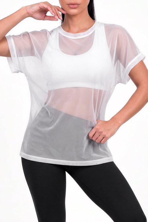 Camiseta Berlín Blanca | Diseño Premium | Calidad y Confort Superior | Tela Ultra Transpirable RBJ Leggins 