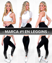 Cargar imagen en el visor de la galería, Conjunto Elite Royal Black • Tres Piezas | Leggins Royal Black + Camiseta Berlín Blanca + Top Grecia Blanco Leggins RBJ Leggins 
