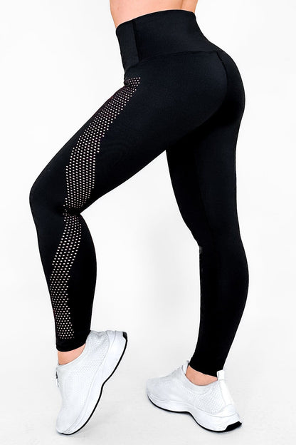 Estelar Black - NUEVO | Leggin Anti-Celulitis, Anti-Fluidos Con Cintura Alta & Horma Ideal (Diseño Con Corte Laser) Leggins RBJ Leggins 