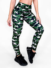 Cargar imagen en el visor de la galería, Green Army - NUEVO | Leggin Anti-Celulitis, Anti-Fluidos Con Cintura Alta &amp; Horma Ideal Leggins RBJ Leggins 
