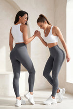 Cargar imagen en el visor de la galería, Gris Oscuro Mate | Leggin Anti-Celulitis, Anti-Fluidos Con Cintura Alta &amp; Horma Ideal Leggins RBJ Leggins 
