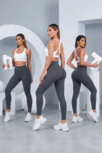 Cargar imagen en el visor de la galería, Gris Oscuro Mate | Leggin Anti-Celulitis, Anti-Fluidos Con Cintura Alta &amp; Horma Ideal Leggins RBJ Leggins 
