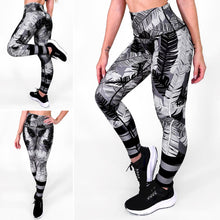 Cargar imagen en el visor de la galería, Gris Plumed | Leggin Anti-Celulitis, Anti-Fluidos Con Cintura Alta &amp; Horma Ideal Leggins RBJ Leggins 
