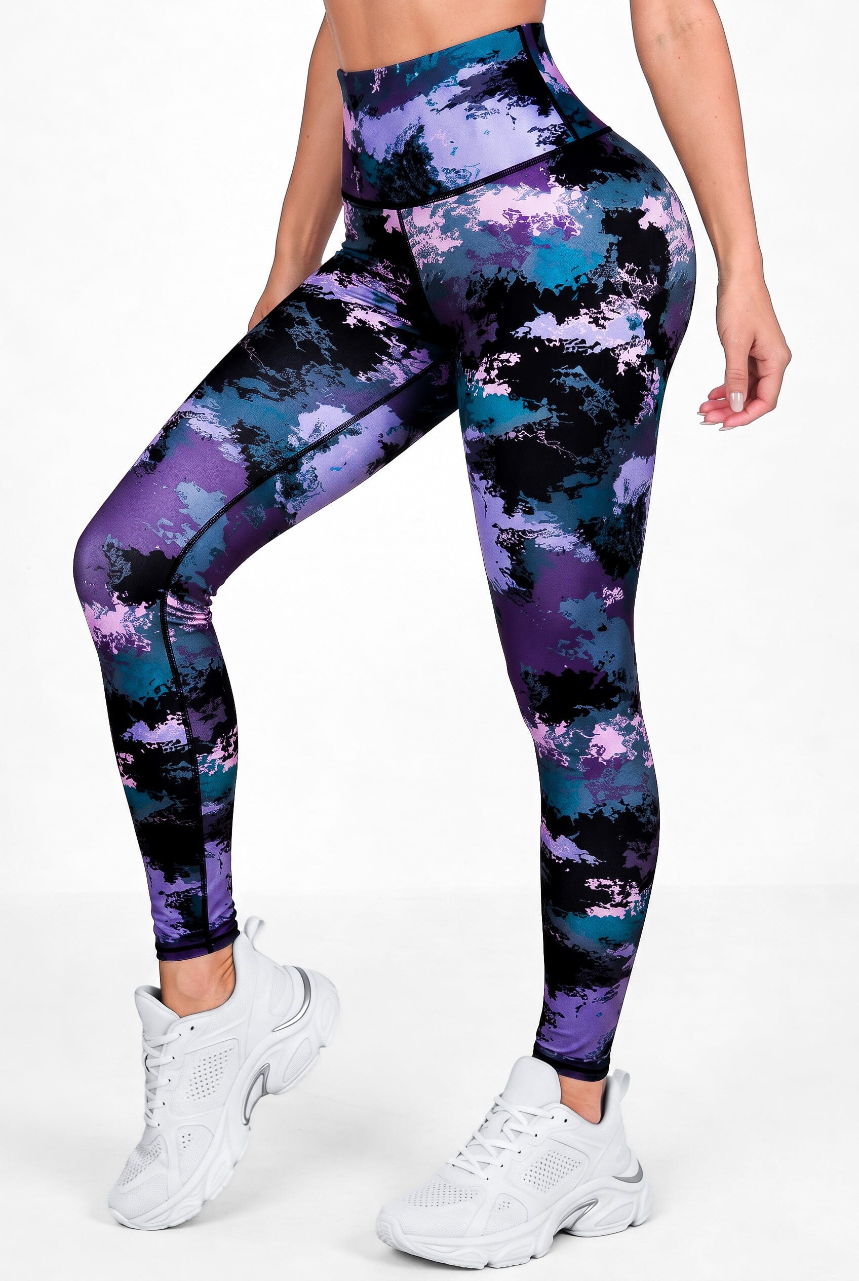 Luxury Purpura | Leggin Anti-Celulitis, Anti-Fluidos Con Cintura Alta & Horma Ideal Leggins RBJ Leggins 