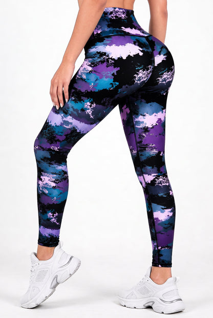 Luxury Purpura | Leggin Anti-Celulitis, Anti-Fluidos Con Cintura Alta & Horma Ideal Leggins RBJ Leggins 