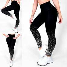 Cargar imagen en el visor de la galería, Negro Galaxy - NUEVO | Leggin Anti-Celulitis, Anti-Fluidos Con Cintura Alta &amp; Horma Ideal Leggins RBJ Leggins 
