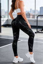 Cargar imagen en el visor de la galería, Negro Mármol | Leggin Anti-Celulitis, Anti-Fluidos Con Cintura Alta &amp; Horma Ideal Leggins RBJ Leggins 
