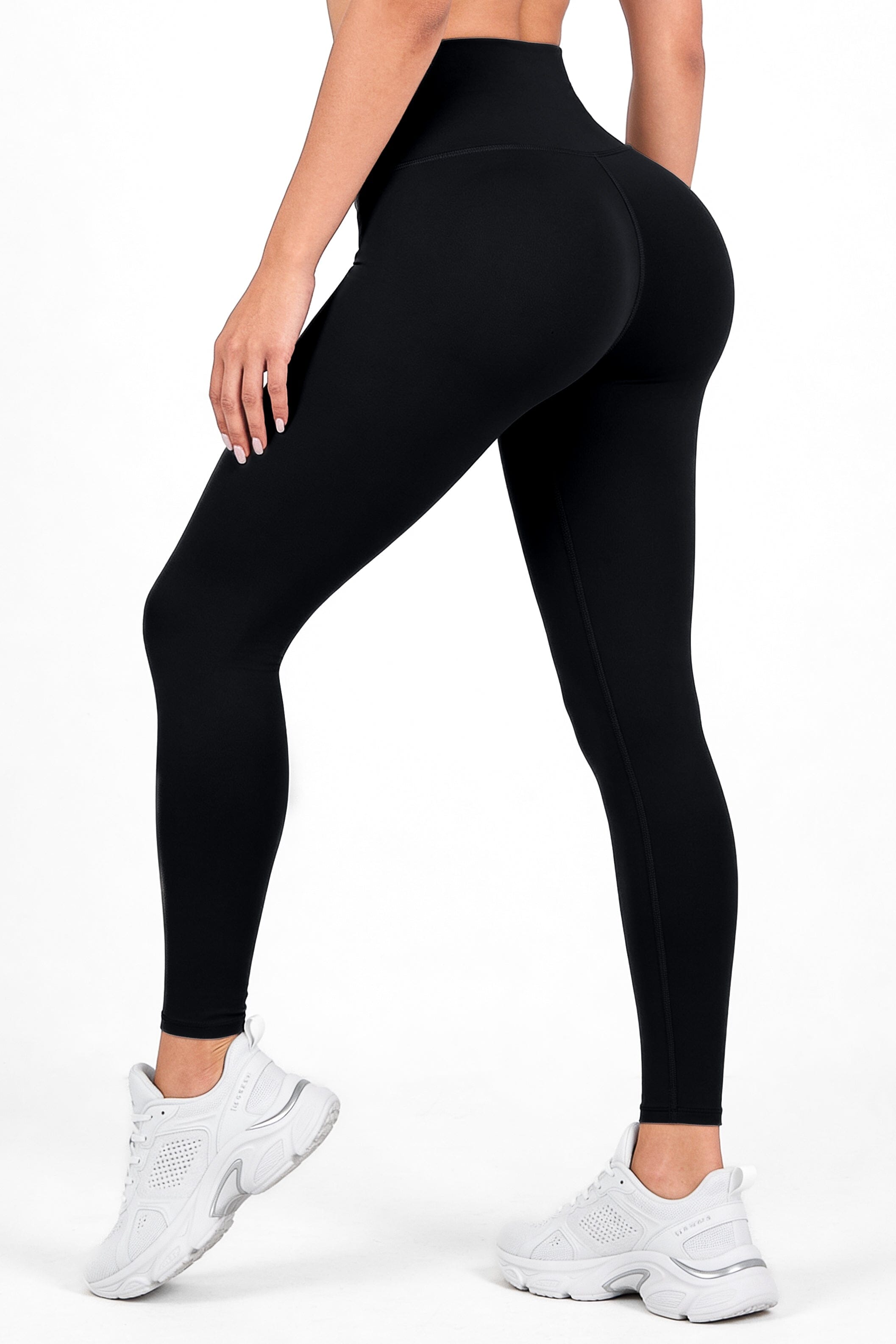 Negro Mate | Leggin Anti-Celulitis, Anti-Fluidos Con Cintura Alta & Horma Ideal Leggins RBJ Leggins 