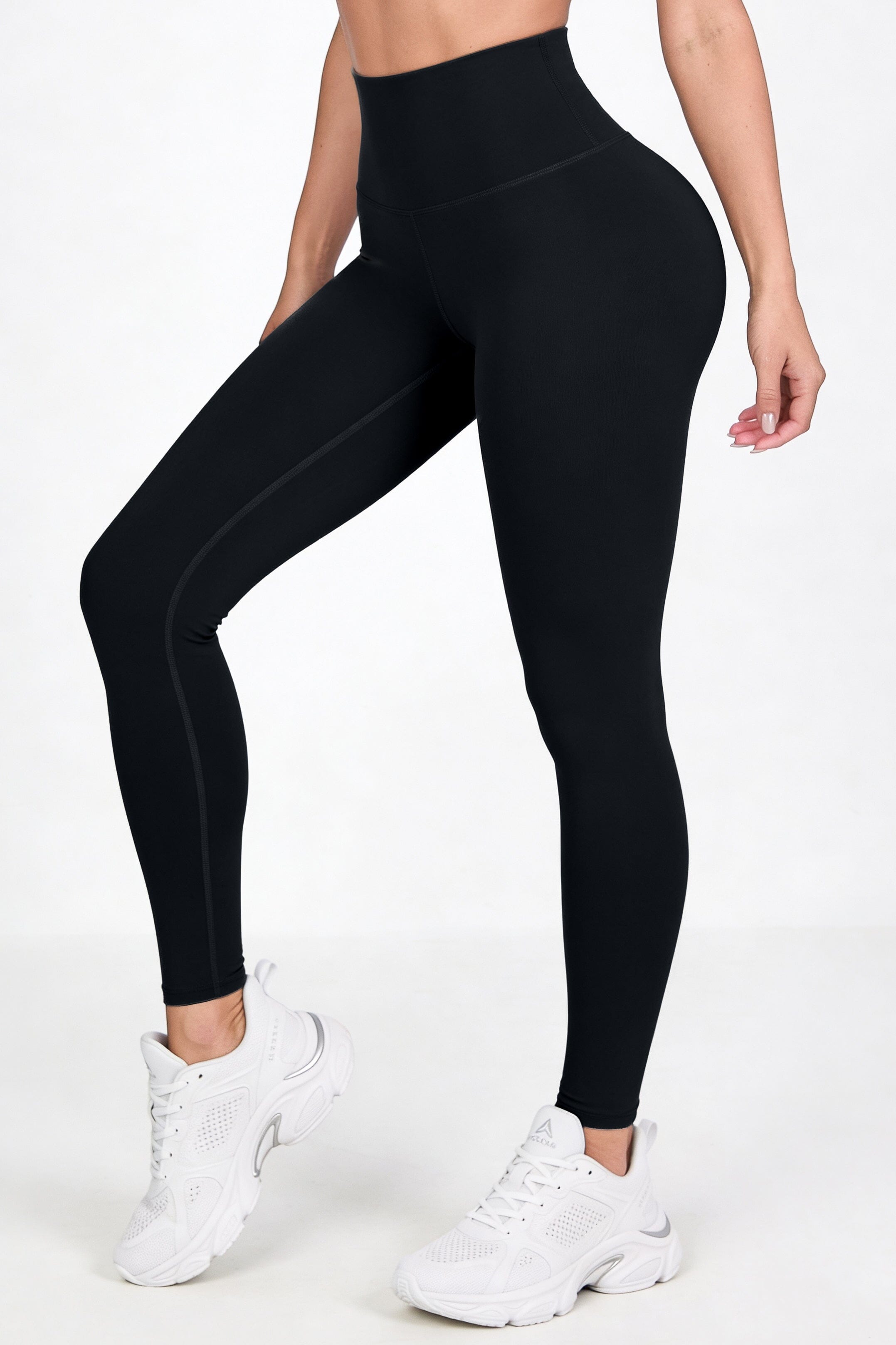 Negro Mate | Leggin Anti-Celulitis, Anti-Fluidos Con Cintura Alta & Horma Ideal Leggins RBJ Leggins 