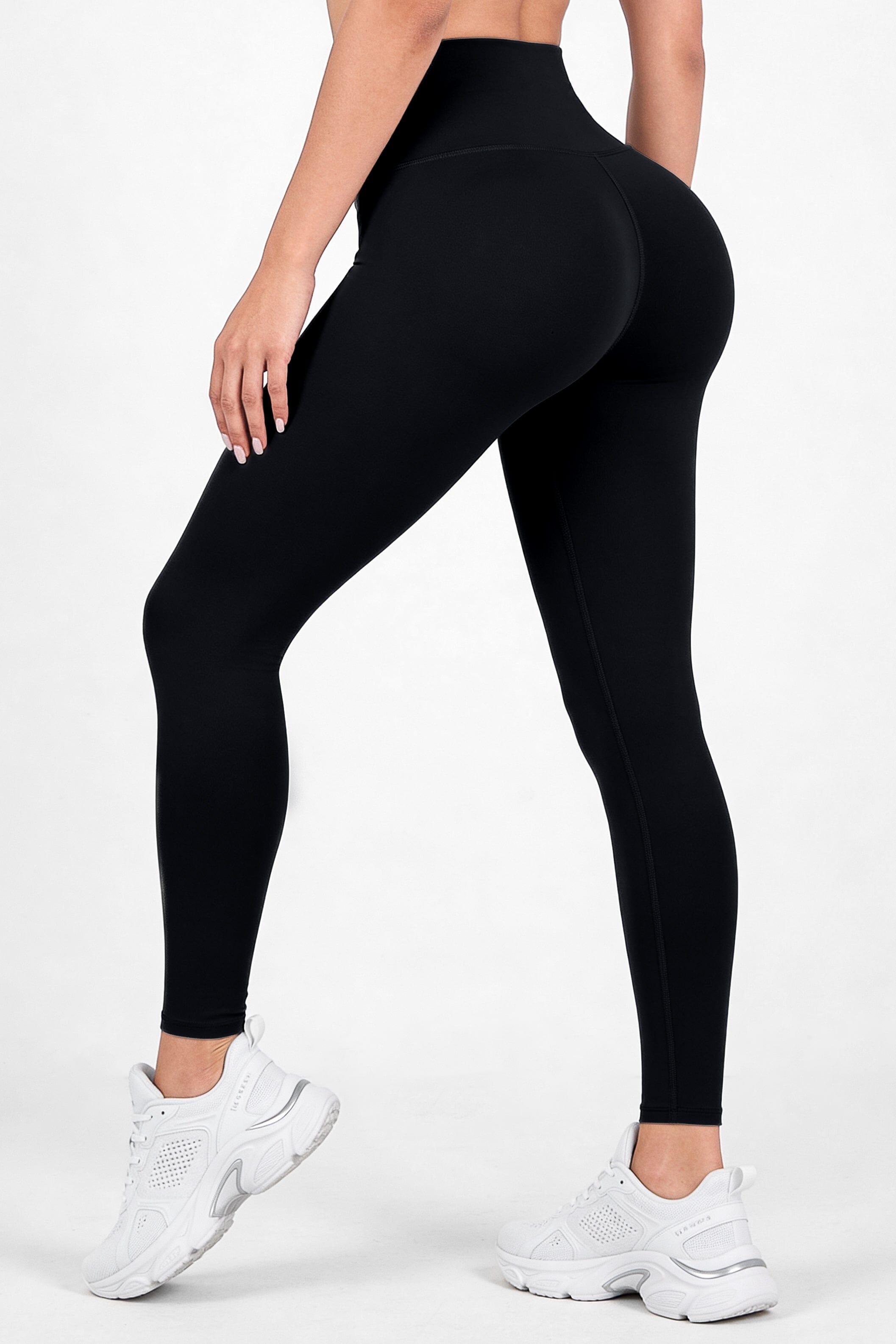 Negro Mate | Leggin Anti-Celulitis, Anti-Fluidos Con Cintura Alta & Horma Ideal Leggins RBJ Leggins 