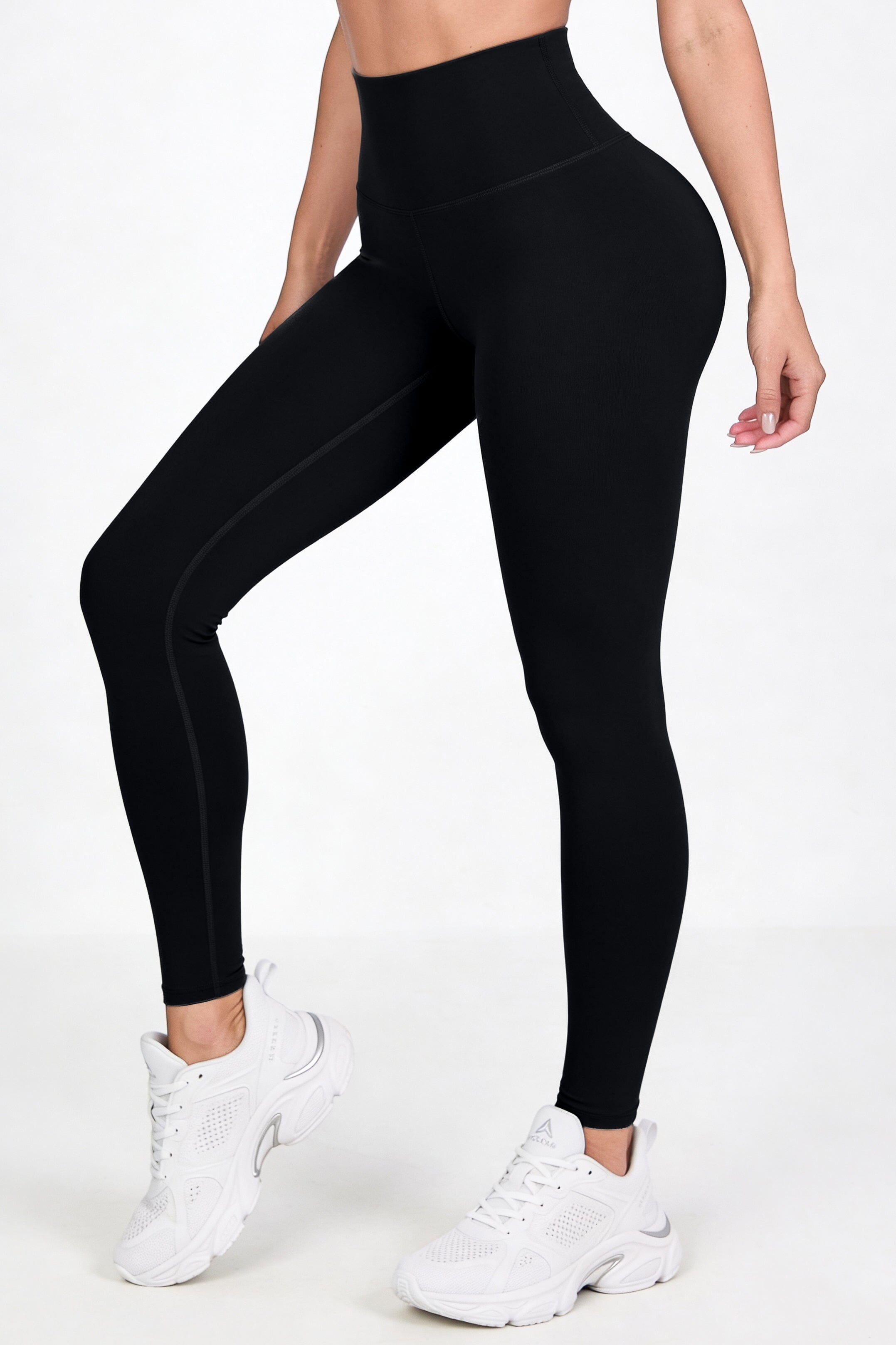 Negro Mate | Leggin Anti-Celulitis, Anti-Fluidos Con Cintura Alta & Horma Ideal Leggins RBJ Leggins 