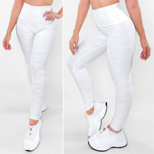 Cargar imagen en el visor de la galería, Perla Blanca - NUEVO | Leggin Texturizado Anti-Celulitis, Anti-Fluidos Con Cintura Alta &amp; Horma Ideal Leggins RBJ Leggins 
