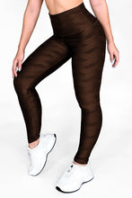 Cargar imagen en el visor de la galería, Perla Cafe - NUEVO | Leggin Texturizado Anti-Celulitis, Anti-Fluidos Con Cintura Alta &amp; Horma Ideal Leggins RBJ Leggins 
