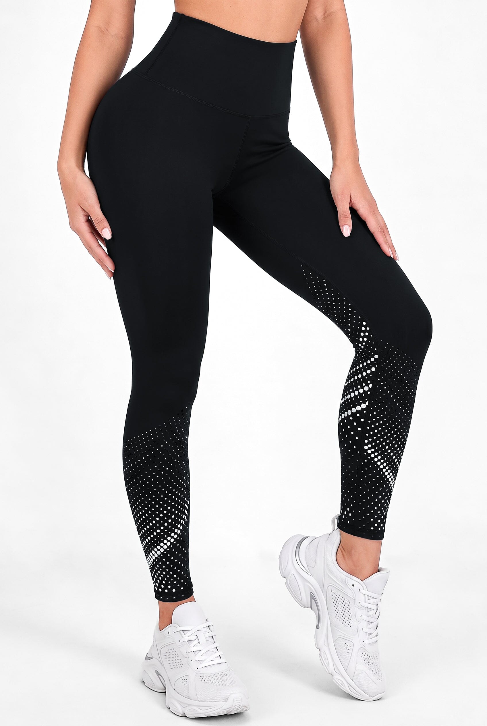 Royal Black | Leggin Anti-Celulitis, Anti-Fluidos Con Cintura Alta & Horma Ideal Leggins RBJ Leggins 