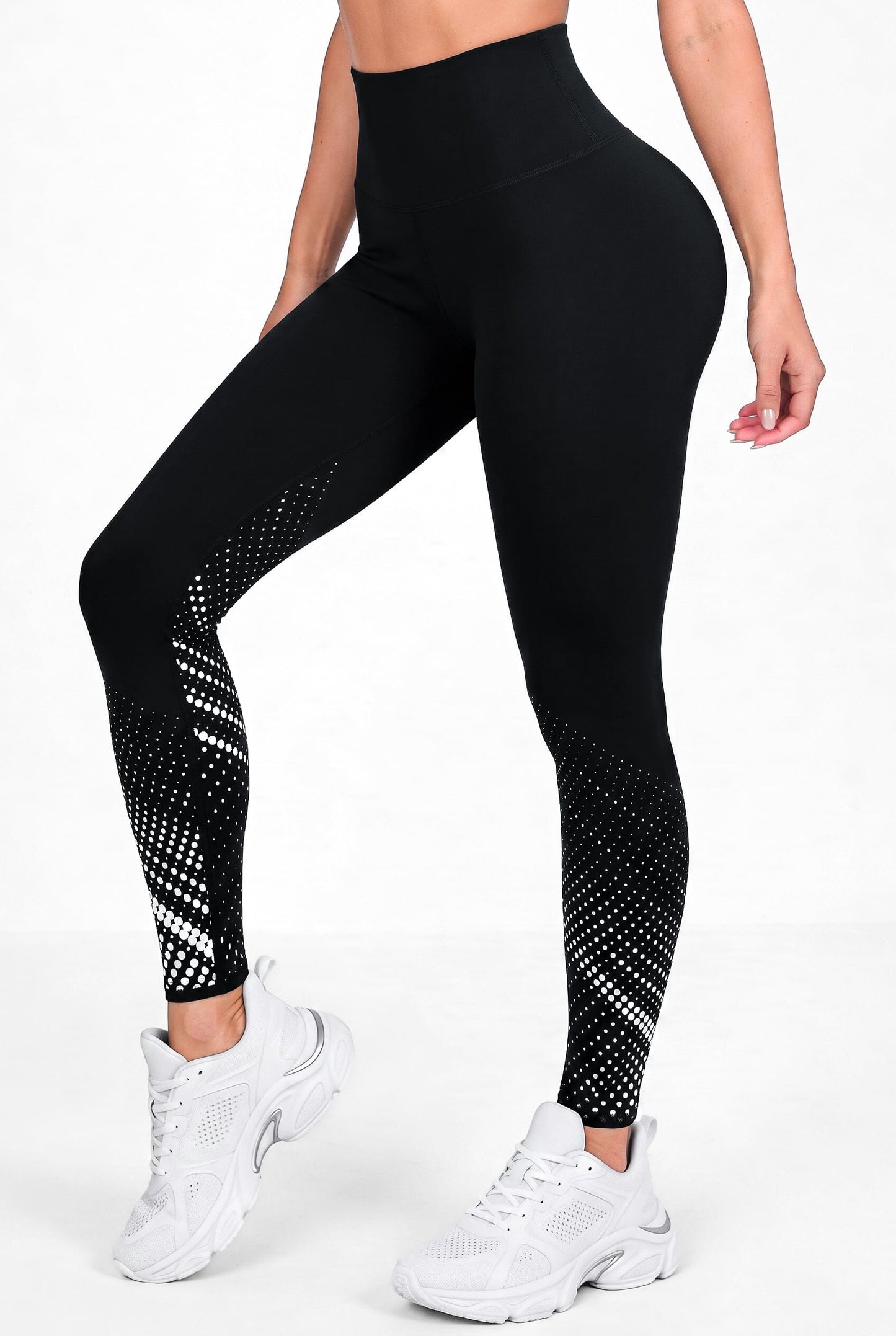 Royal Black | Leggin Anti-Celulitis, Anti-Fluidos Con Cintura Alta & Horma Ideal Leggins RBJ Leggins 