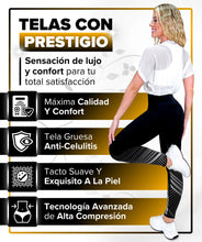 Cargar imagen en el visor de la galería, Royal Black | Leggin Anti-Celulitis, Anti-Fluidos Con Cintura Alta &amp; Horma Ideal Leggins RBJ Leggins 
