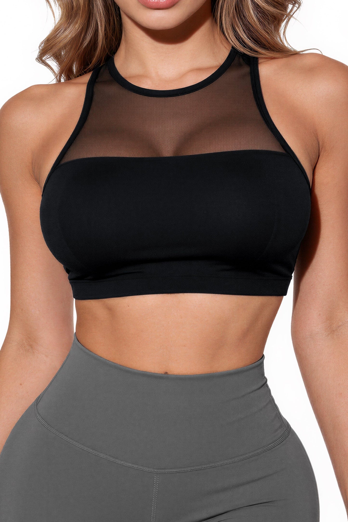 Top París Negro | Diseño Premium | Calidad y Confort Superior | Con Copas Removibles Leggins RBJ Leggins 
