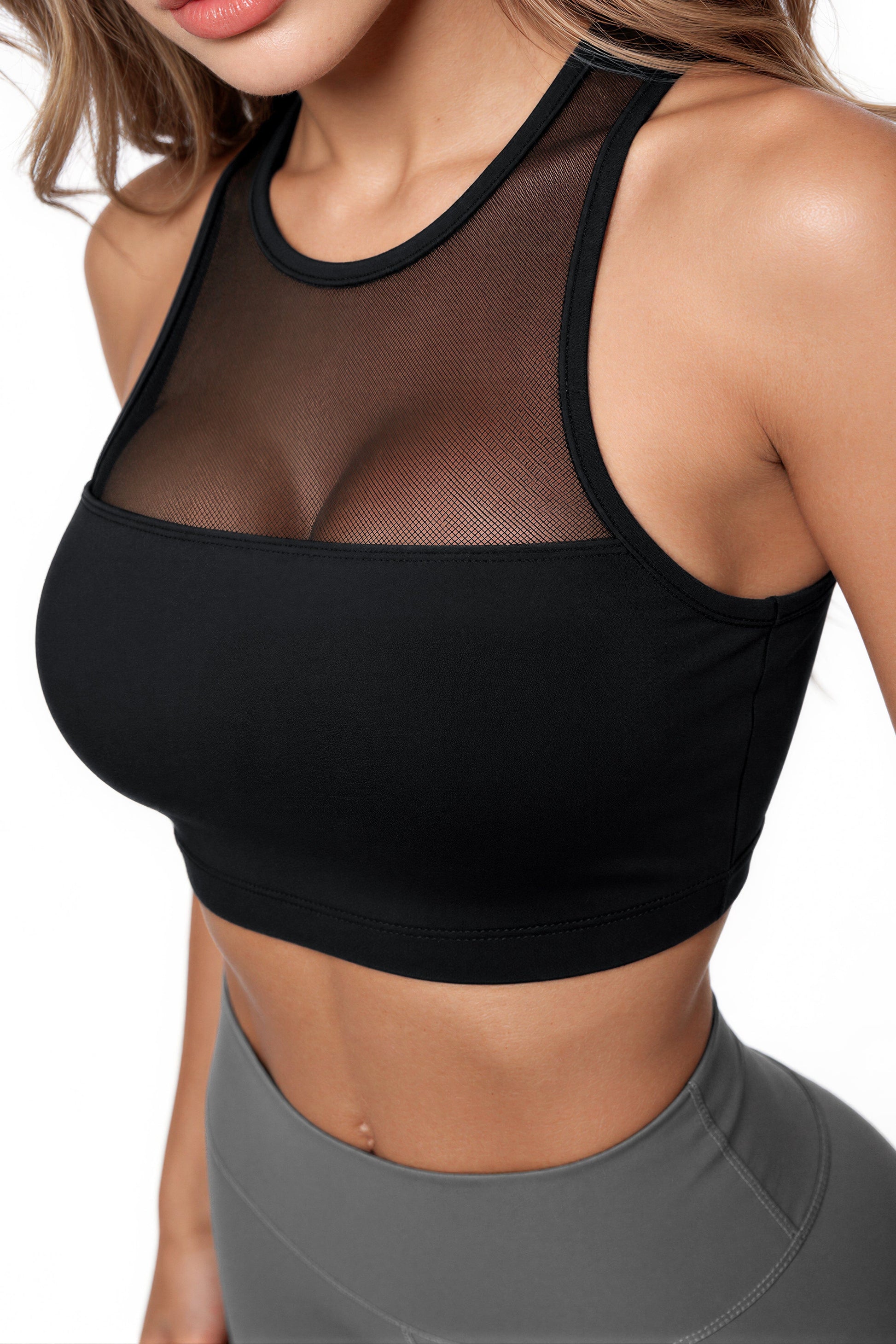 Top París Negro | Diseño Premium | Calidad y Confort Superior | Con Copas Removibles Leggins RBJ Leggins 