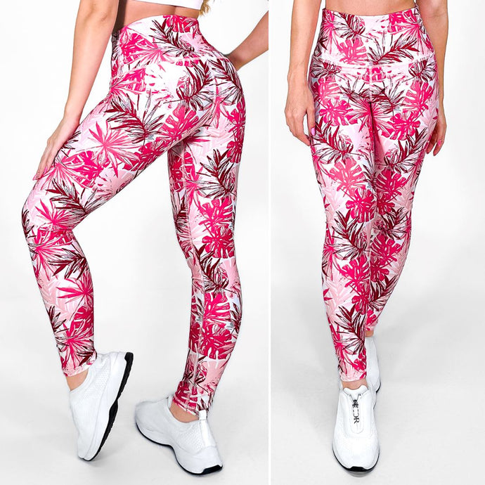 Wild Pink - NUEVO | Leggin Anti-Celulitis, Anti-Fluidos Con Cintura Alta & Horma Ideal Leggins RBJ Leggins 