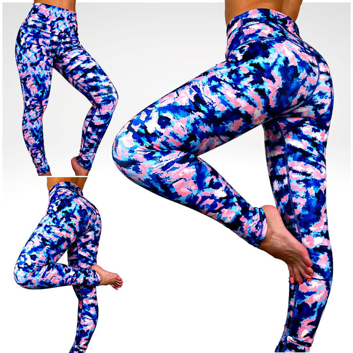 Azul Indigo - NUEVO | Leggin Anti-Celulitis, Anti-Fluidos Con Cintura Alta & Horma Ideal Leggins RBJ Leggins 
