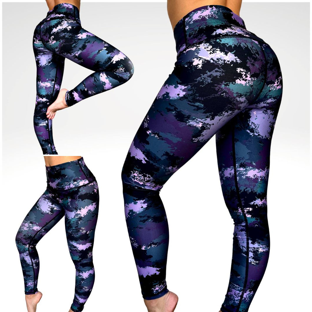 Luxury Purpura | Leggin Anti-Celulitis, Anti-Fluidos Con Cintura Alta & Horma Ideal Leggins RBJ Leggins 