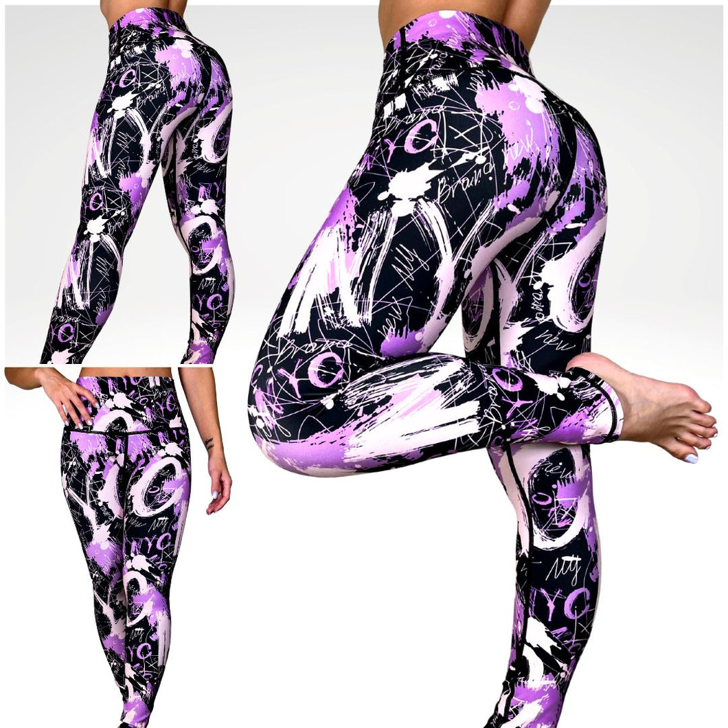 New York Night - NUEVO | Leggin Anti-Celulitis, Anti-Fluidos Con Cintura Alta & Horma Ideal Leggins RBJ Leggins 