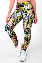 Cargar imagen en el visor de la galería, Verde Tropical | Leggin Anti-Celulitis, Anti-Fluidos Con Cintura Alta &amp; Horma Ideal Leggins RBJ Leggins 
